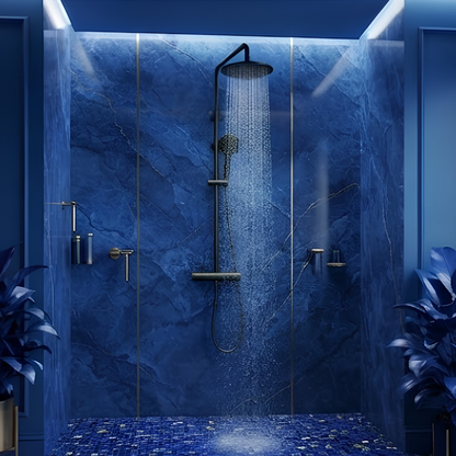 Colonne de Douche Thermostatique Noir Mat