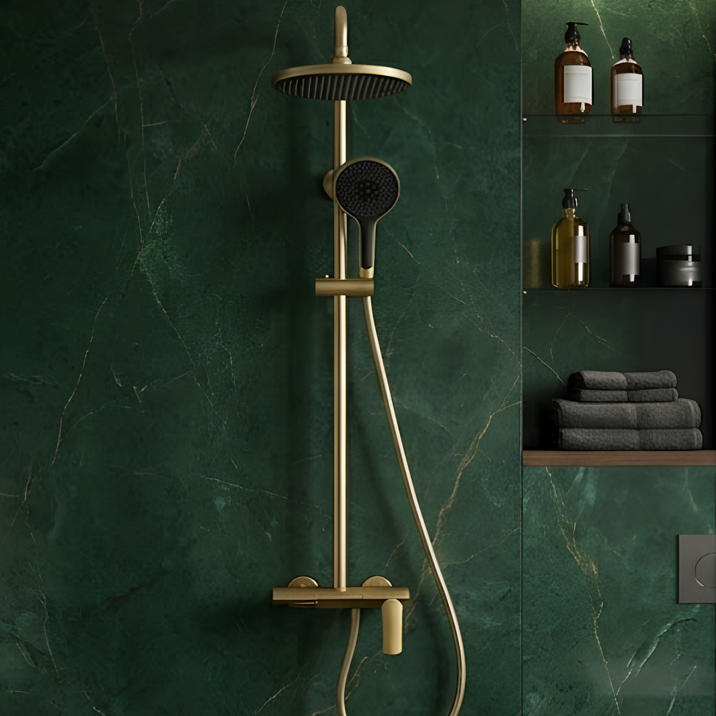 Système de Douche VGX : Luxe et Confort Or
