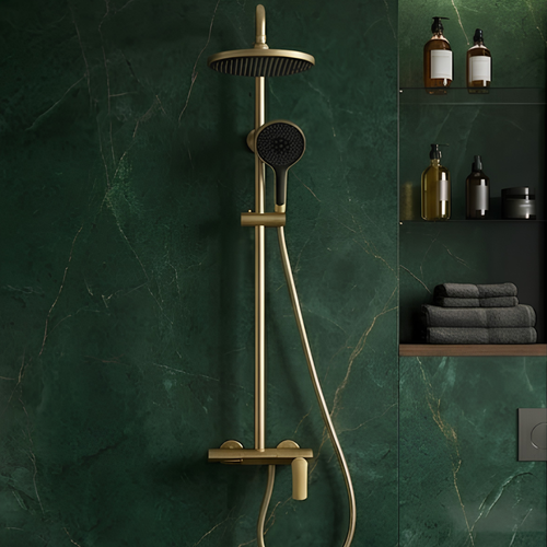 Système de Douche VGX : Luxe et Confort Or