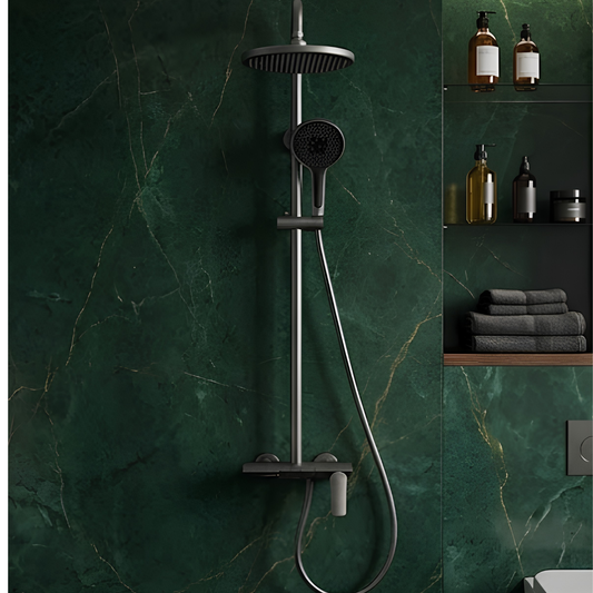 Système de Douche VGX : Luxe et Confort Gris