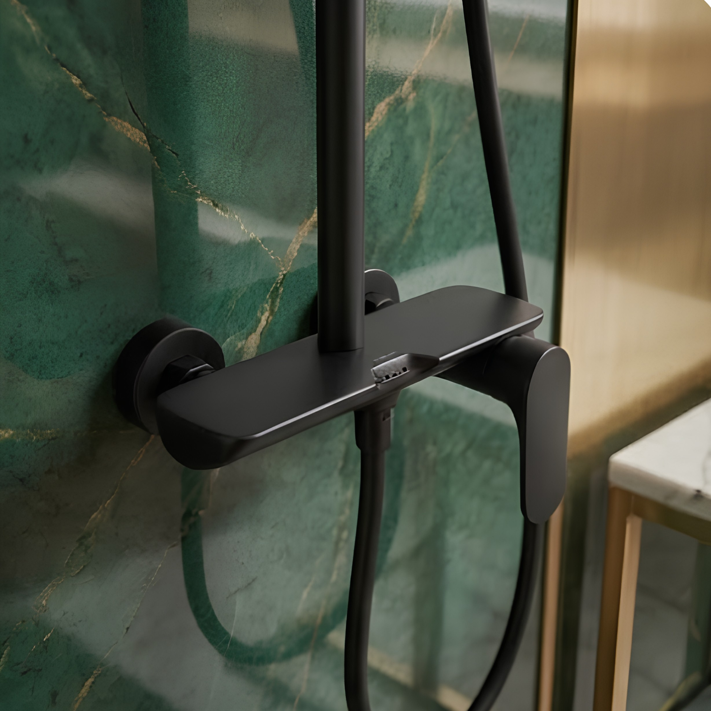 Système de Douche VGX : Luxe et Confort Noir
