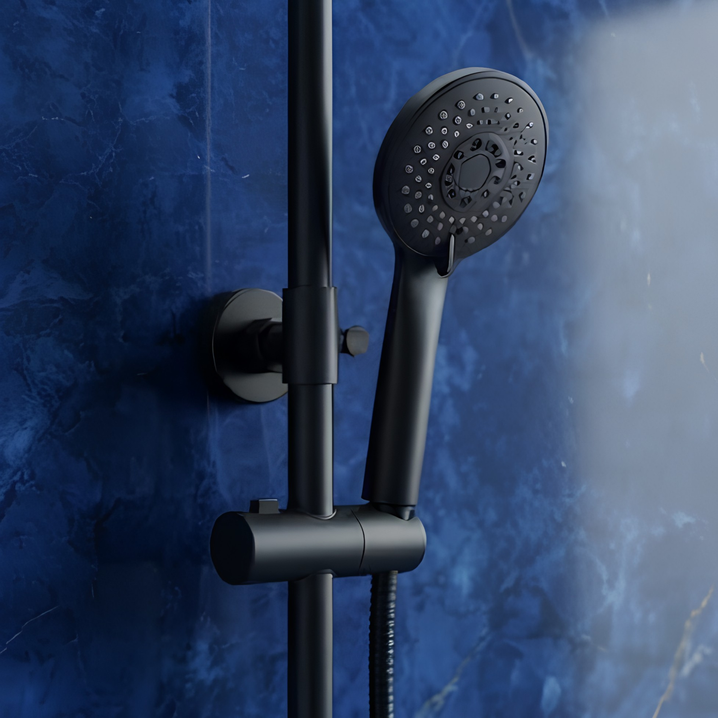 Colonne de Douche Thermostatique Noir Mat