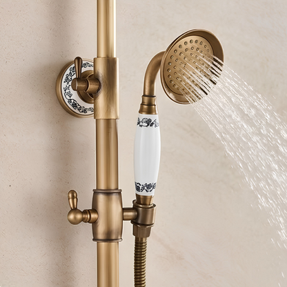 Ensemble Robinetterie Laiton Antique Salle de Bain